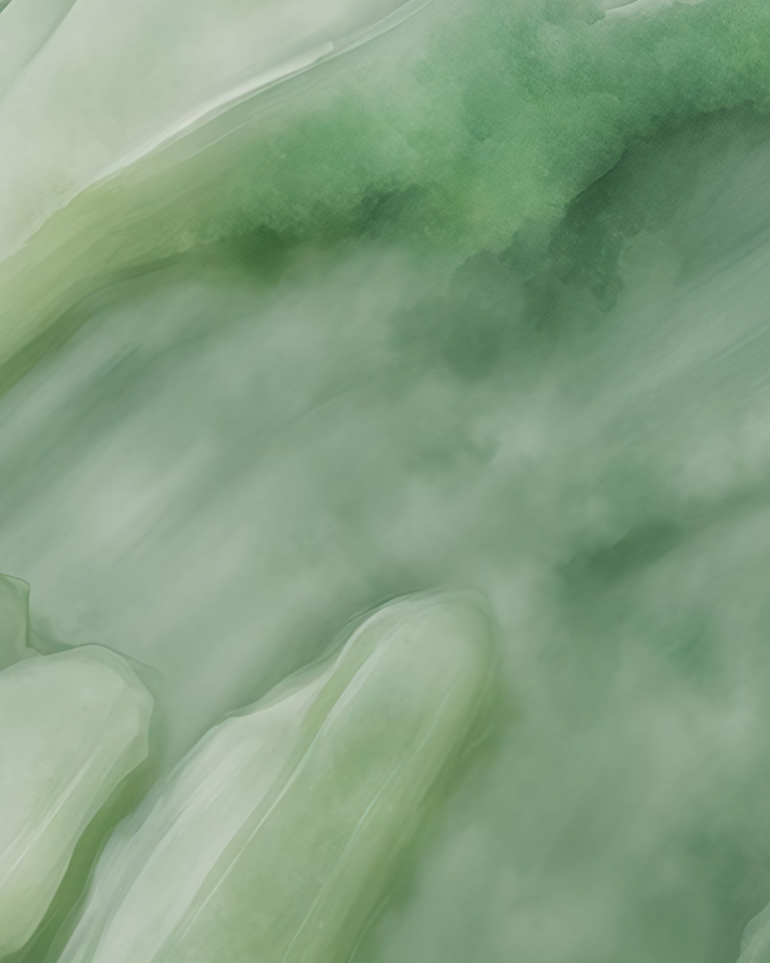 stone slice green